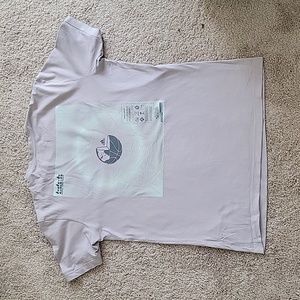 Adidas Hoops Basketball Tee in Lilac Purple (Mens M)